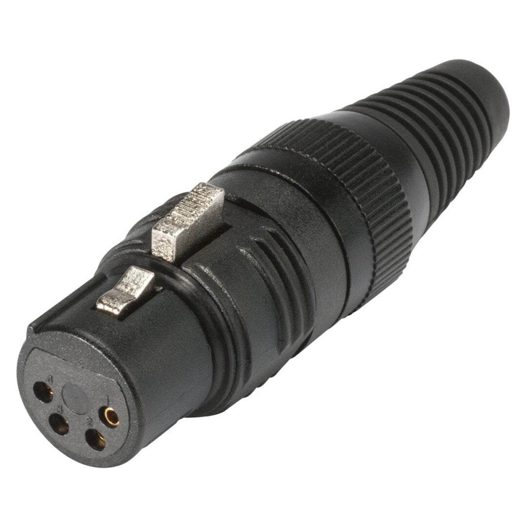 Hicon HI-X4CF-G · XLR 4-pole Female · Gold