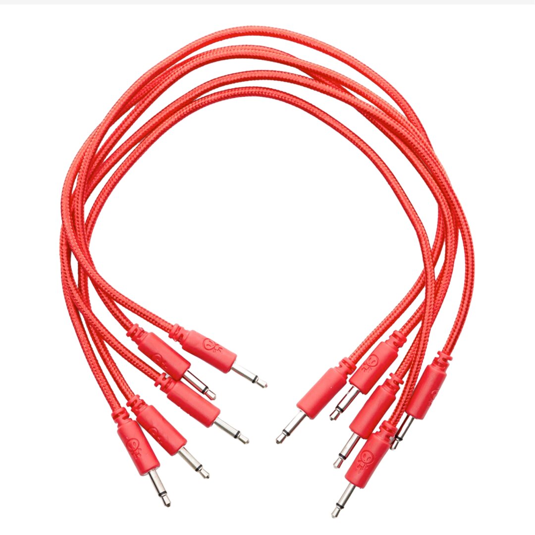 Erica Synths Braided Eurorack Patch Cables (5-pack)