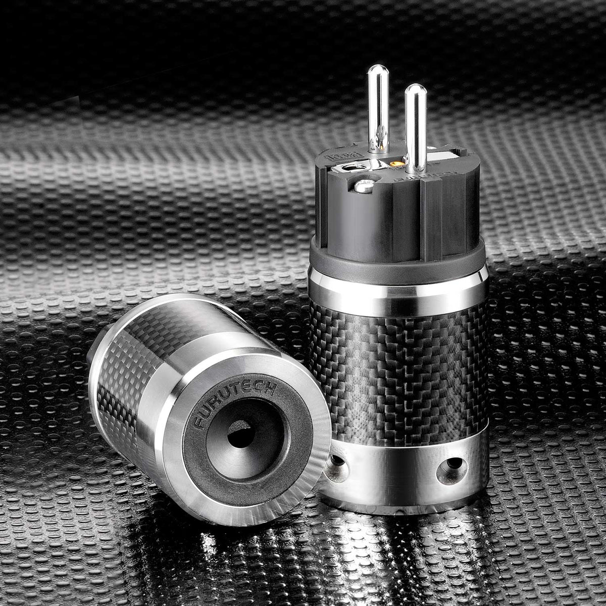 Furutech FI-E50 (R) · High End Performance SCHUKO connector for earth jumper connectors