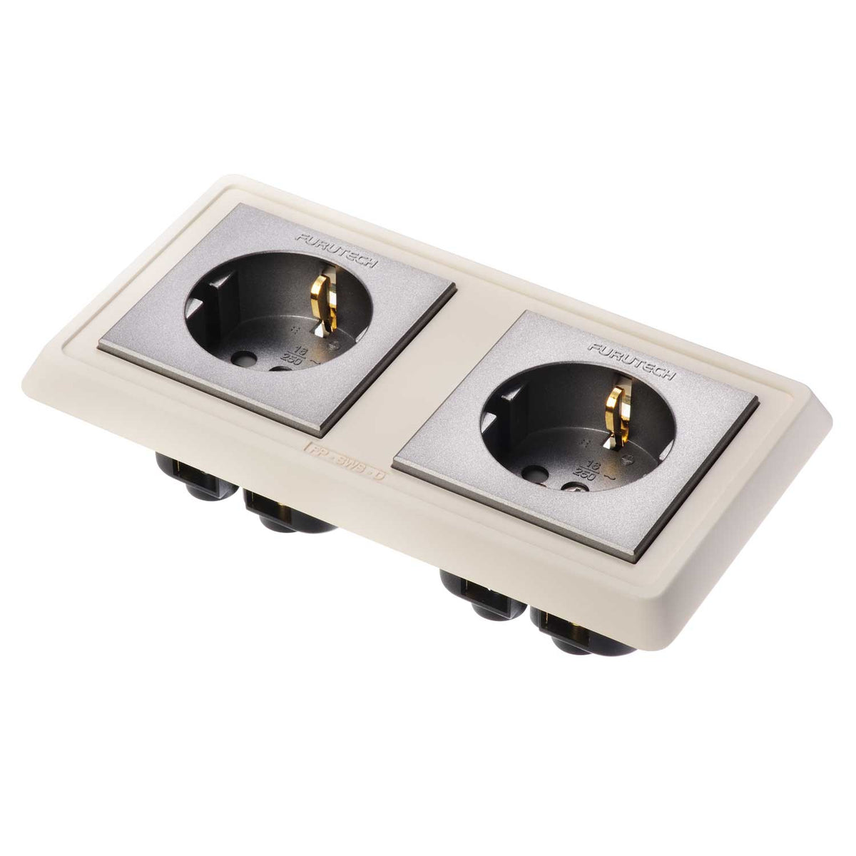 Furutech FP-SWS-D(G) · Duplex SCHUKO Wall Sockets 16A250V