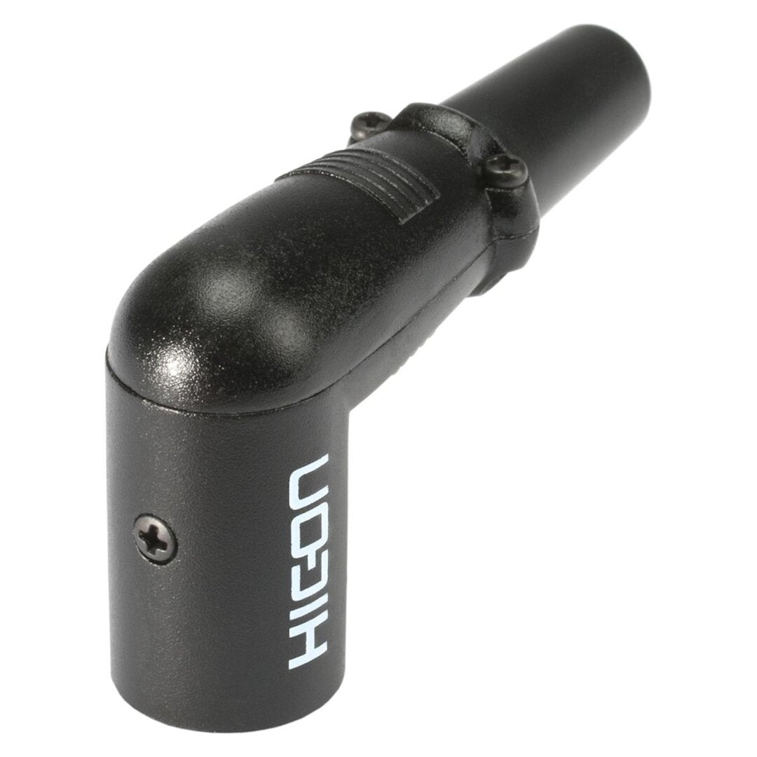 Hicon HI-X3RM-M · XLR 3-pole Male · Angled · Silver