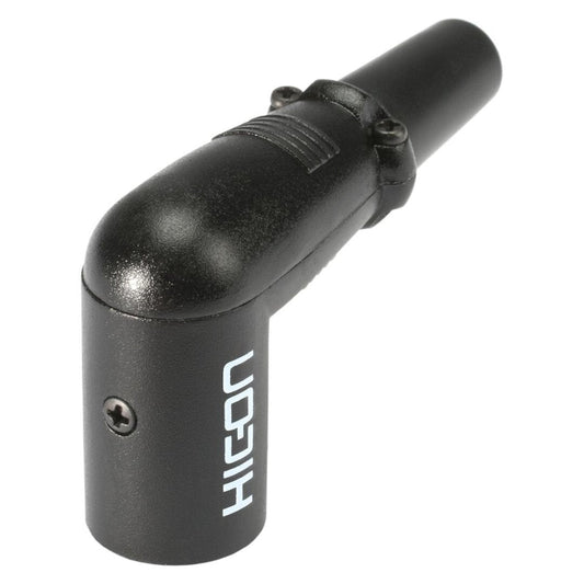 Hicon HI-X3RM-M · XLR 3-pole Male · Angled · Silver