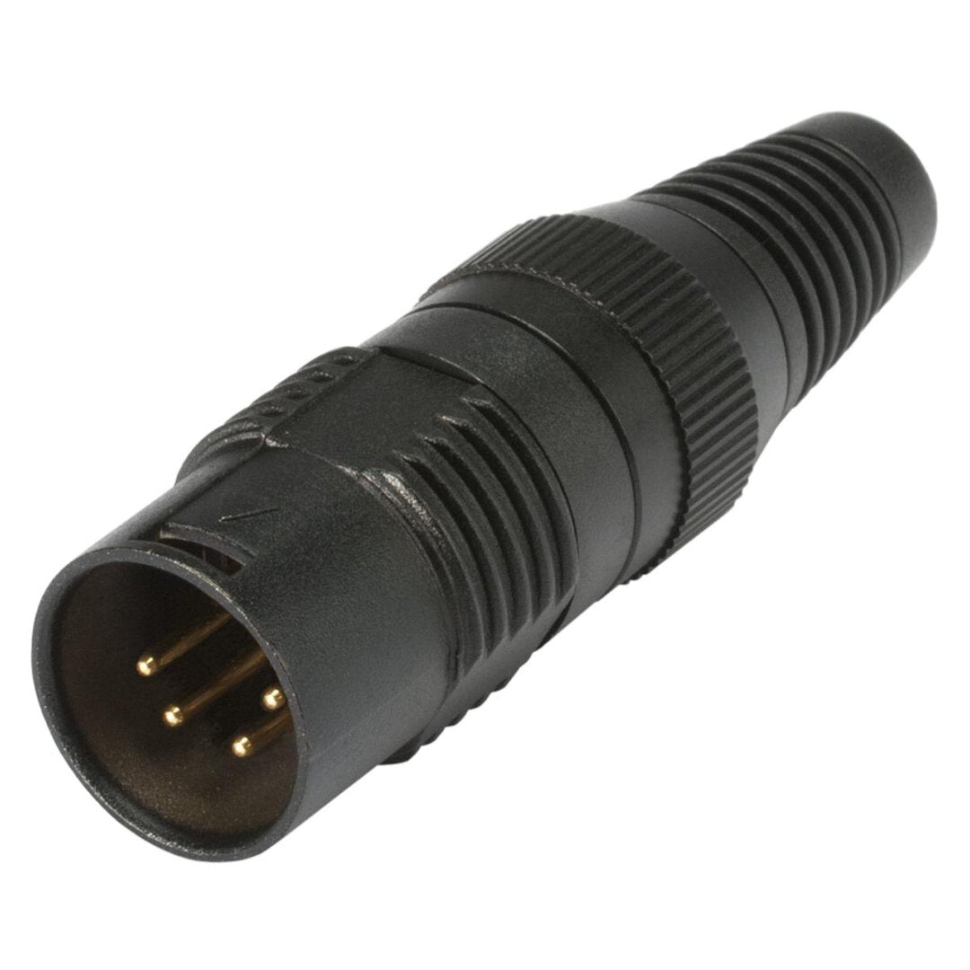Hicon HI-X4CM-G · XLR 4-pole Male · Gold