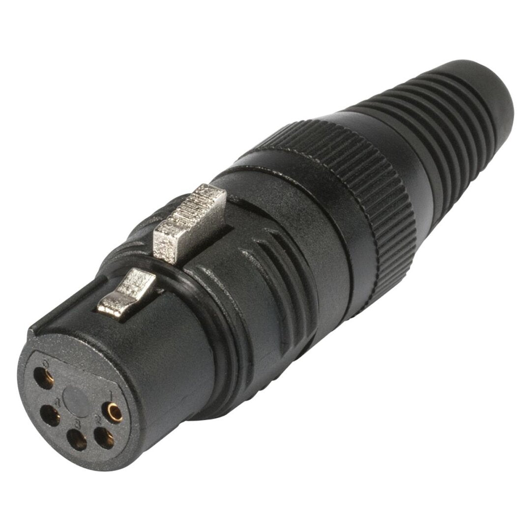 Hicon HI-X5CF-G · XLR 5-pole Female · Gold