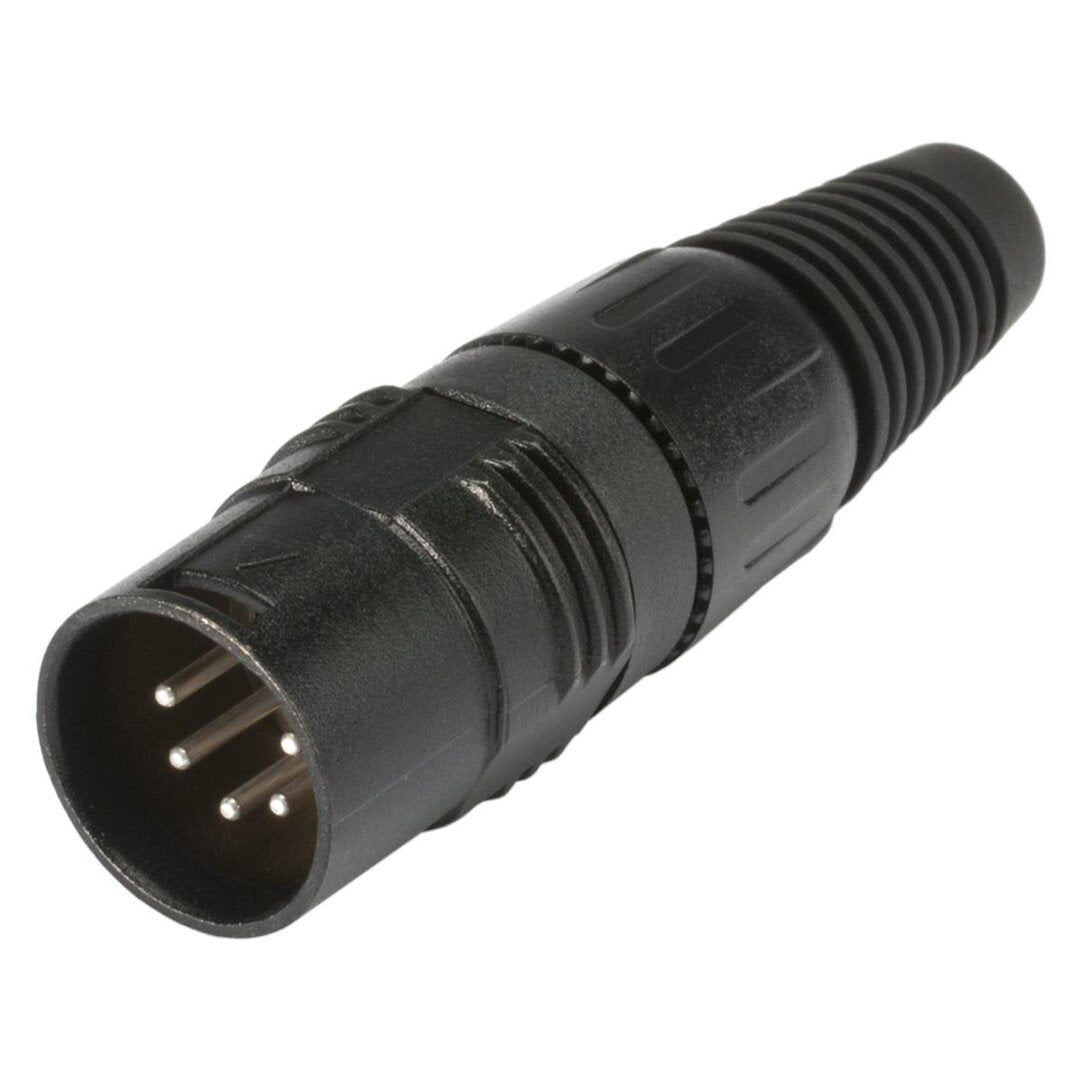 Hicon HI-X5CM-B · XLR 5-pole Male · Silver