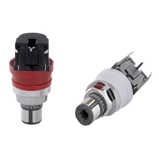 Furutech FT-909(R) · High End Performance RCA socket - Rhodiumplatedfor PCB (2pcs