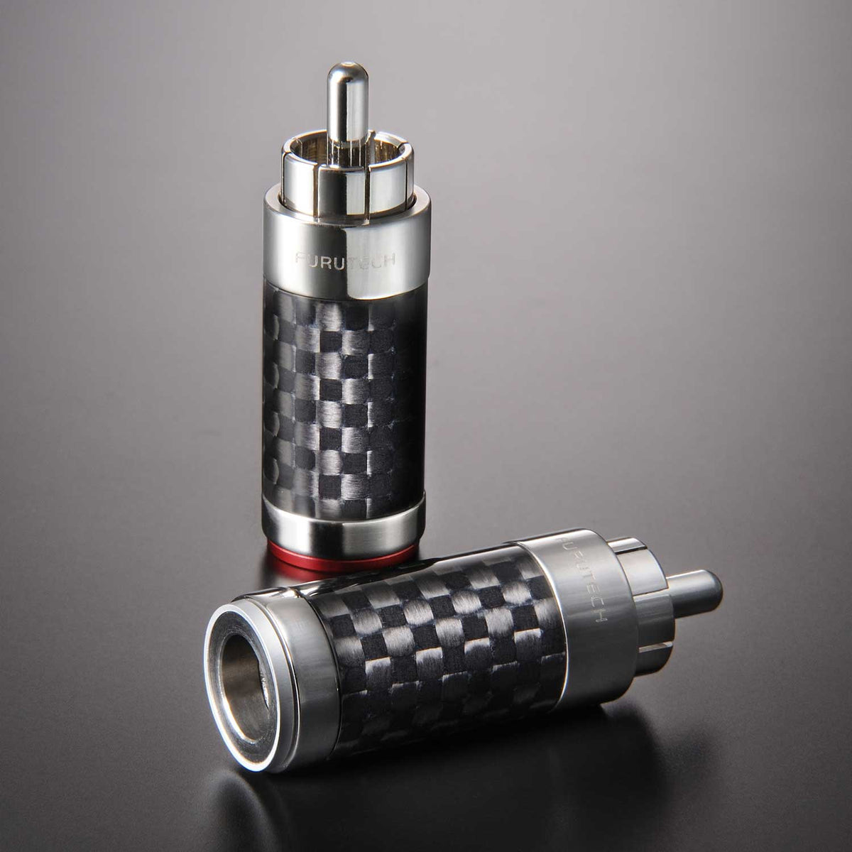 Furutech CF-126(R) · High End Performance RCA connector(Carbonfiberfinish) (2pcs