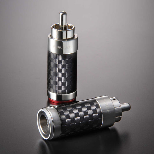 Furutech CF-126(R) · High End Performance RCA connector(Carbonfiberfinish) (2pcs