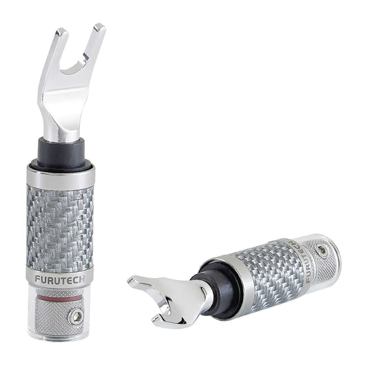 Furutech CF-201 NCF · Plus (R) High End Performance Spadeconnector(Silver Carbonfi