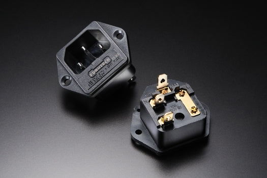 Furutech FI-03(R) · IEC Inlet with 5x20mm Fuse Holder 10A 250V