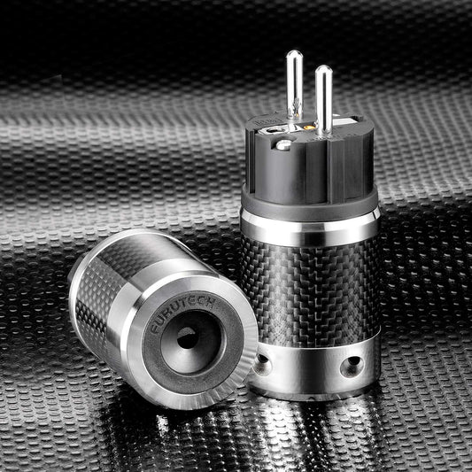 Furutech FI-E50 (R) · High End Performance SCHUKO connector for earth jumper connectors