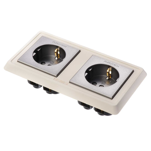 Furutech FP-SWS-D(G) · Duplex SCHUKO Wall Sockets 16A250V