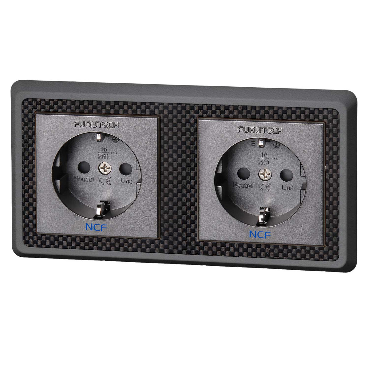 Furutech FT-SWS-D NCF(R) · Duplex SCHUKO Wall Sockets 16A250V
