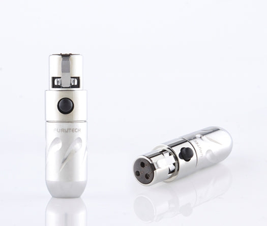 Furutech FT-608MF — mini-XLR 3-pin Female, Rhodium