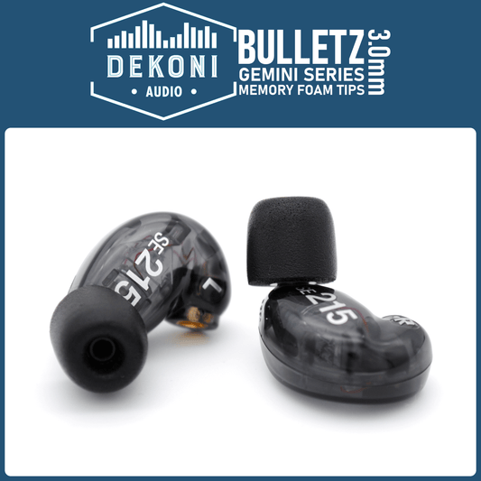Dekoni Bulletz Gemini Foam Tips (3 mm)