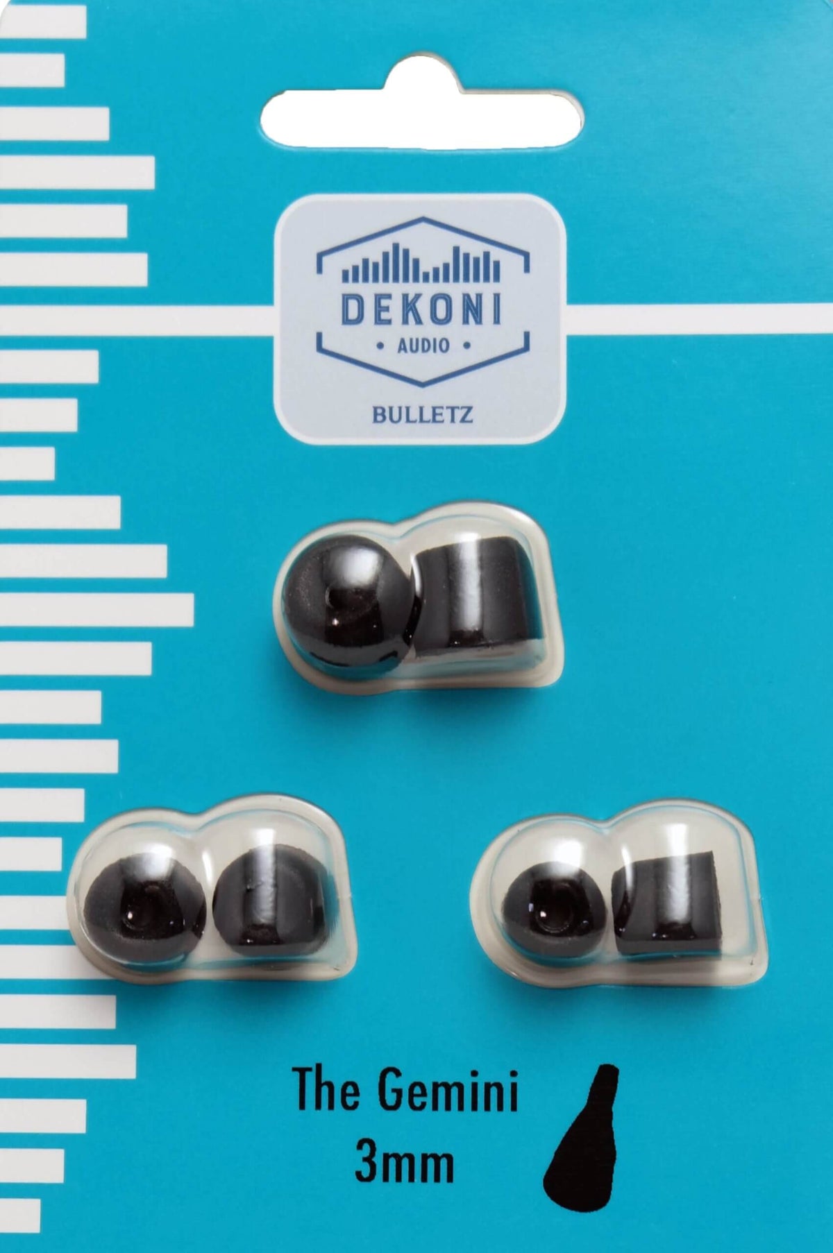 Dekoni Bulletz Gemini Foam Tips (3 mm)
