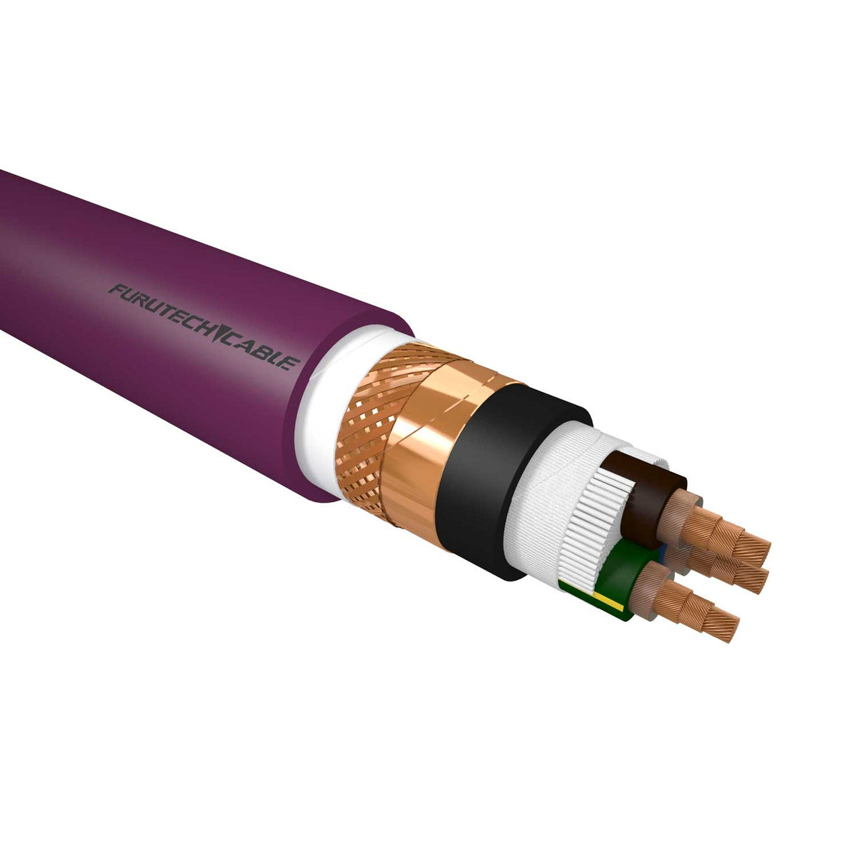 Furutech Alpha-OCC-DUCC-DPS-4.1-30Power Cable (30m/R)