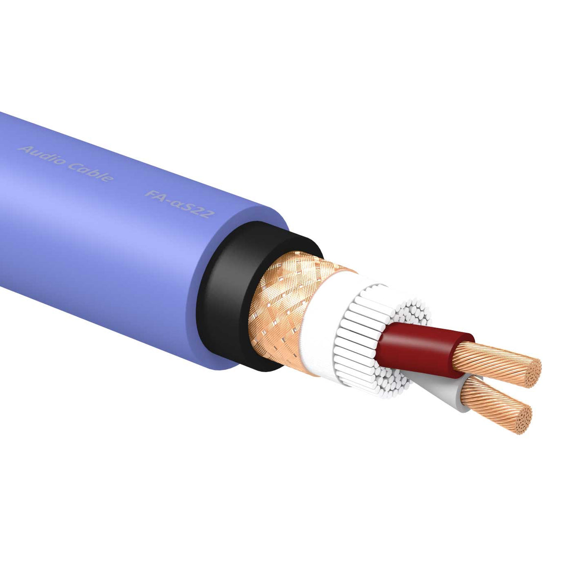 Furutech FA-αS22 · Balanced Audio Cable Alpha-OCC conductor (50m/R)